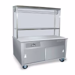 CS-glass-overshelf Chicken Counter / Chicken Stall