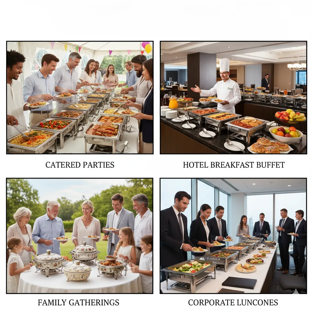 Events for using chafing dishes Events for using chafing dishes